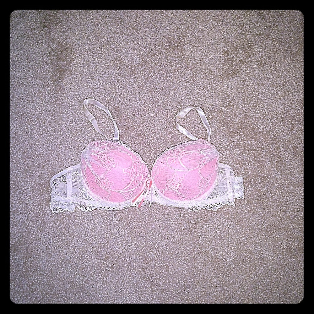 Pink bra